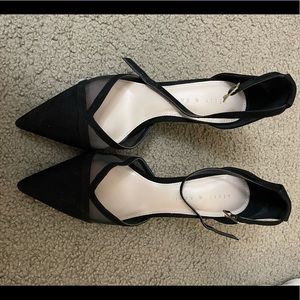 Kelly and Katie Black Strap Heels